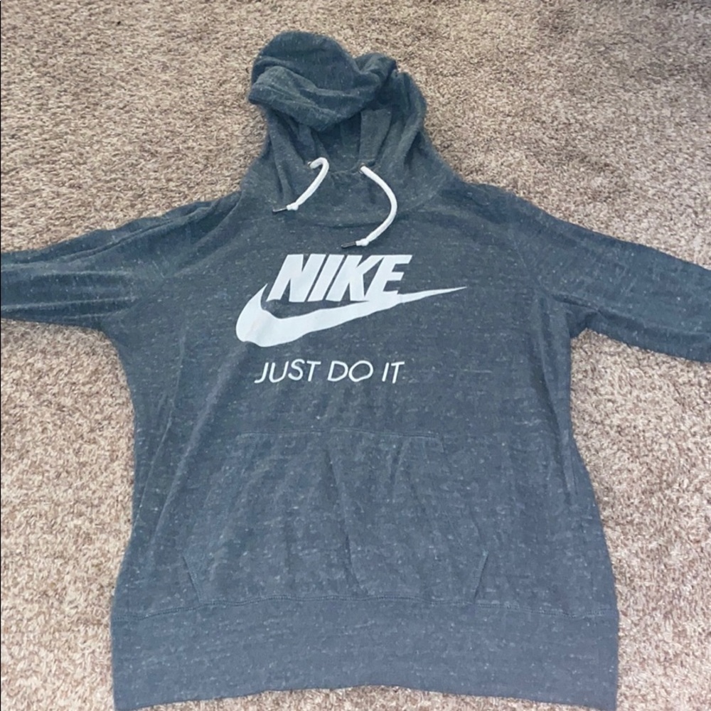 Greenish blue nike sweatshirt